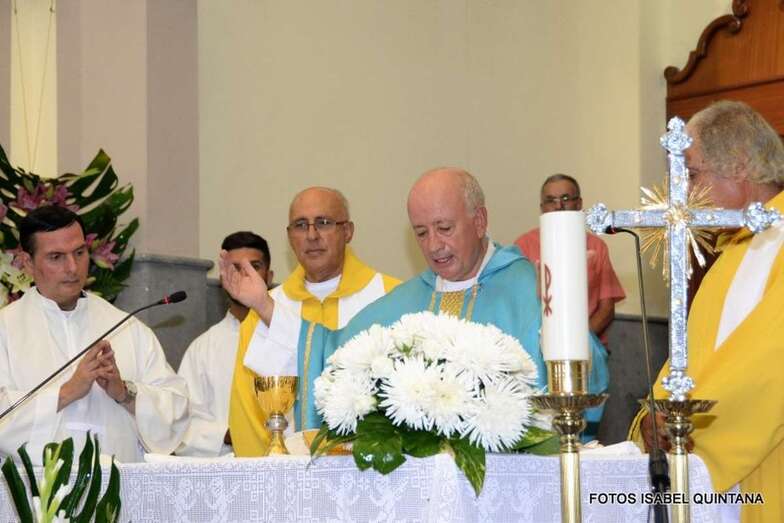 Crucifijo de plata que desapareció el pasado sábado por la tarde (Foto TA)